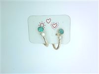 Orecchini Ititoli Donna Sole Cuore Amore in Oro giallo Smeraldo 0.52 Ct OR2184#GLS - OR2184#GLS